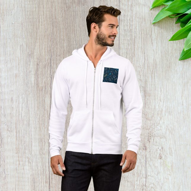 Pull À Capuche BBQ Icônes Motif Grillades Outils Viande (Créateur téléchargé)