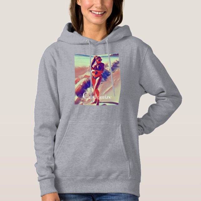 Pull À Capuche Beach Girl Thunder_Cove (Devant)