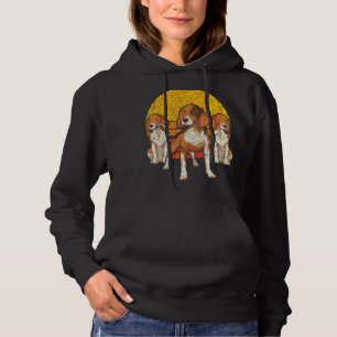 Pull À Capuche Beagle Sunset rétro