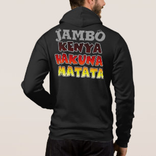 Pull À Capuche Beau Jambo Kenya Hakuna Matata Beau Art