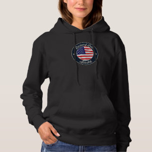 Pull À Capuche Becharof Lake Patriotique Alaska Souvenir