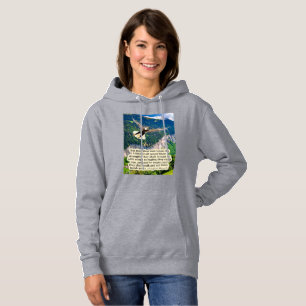 Pull À Capuche Belle Écriture d'aigle Isaïe 40:31