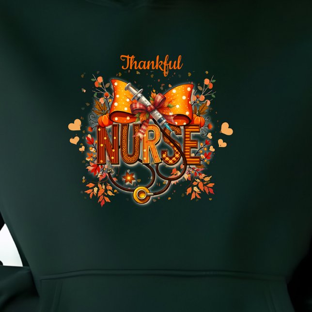 Pull À Capuche Belles couleurs d'automne Arc Infirmière reconnais (Créateur téléchargé)