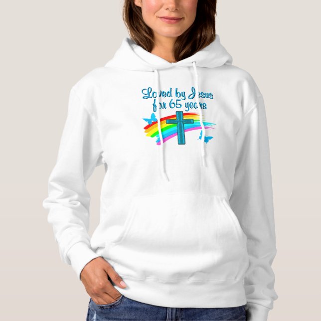 PULL À CAPUCHE BÉNÉDICTION DE 65 ANS (Devant)