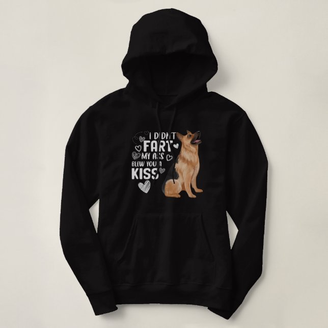 Pull À Capuche Berger allemand Amoureux des chiens Funny mignon c (Design devant)