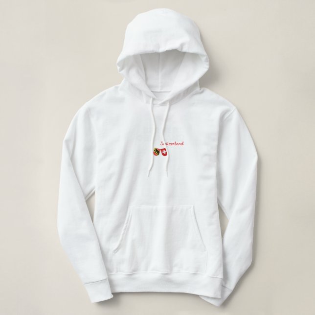Pull À Capuche Berner Oberland, Suisse avec le canton de Berne et (Design devant)