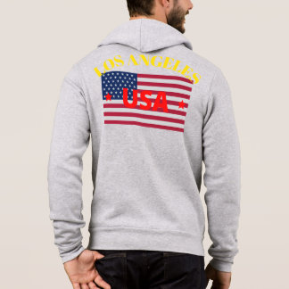 Pull À Capuche Best Seller Los Angeles USA Flag Holidays