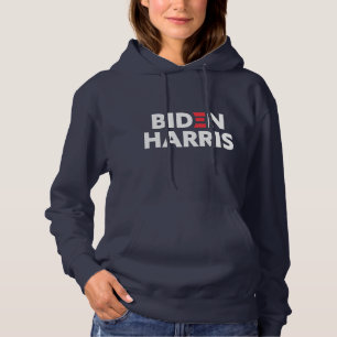 Pull À Capuche Biden / Harris Soutien électoral Marine Blue