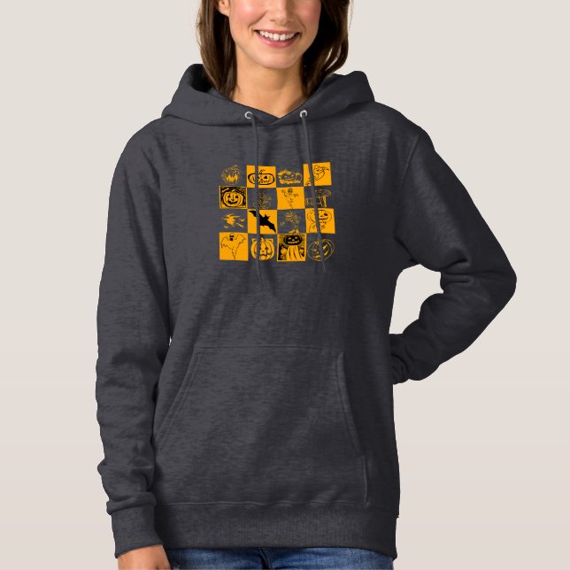 Pull À Capuche Bienvenue Halloween (Devant)