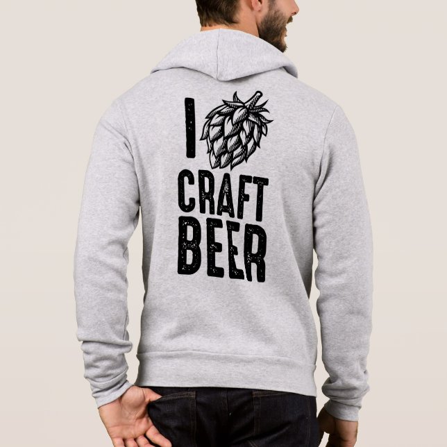 Pull À Capuche Bière artisanale I Hop (Dos)