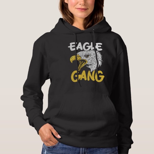Pull À Capuche Bird  Flying Animal Ornithology Eagle Gang  1 (Devant)