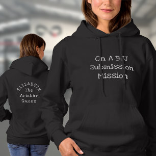 Pull À Capuche BJJ Concevez votre propre nom de Modèle Texte pers