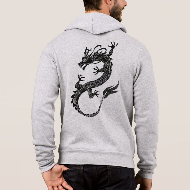 Pull À Capuche Black Dragonflight (Dos)