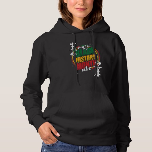 Pull À Capuche Black History Month Proud Black Poker Player Appar (Devant)