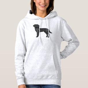 Pull À Capuche Black Labrador Retriever Dessin de dessin de chien