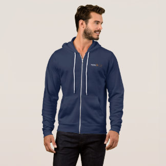 Pull À Capuche Bleu TWIS Booby Zip Up Hoded Sweatshirt