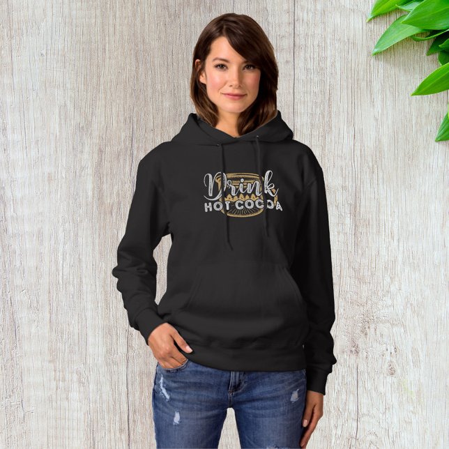 Pull À Capuche Boire du cacao chaud (Créateur téléchargé)