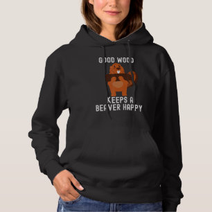 Pull À Capuche Bon Bois Garde Un Castor Joyeux