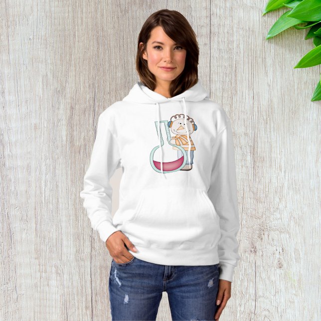 Pull À Capuche Bonhomme de neige vérifiant la température (Créateur téléchargé)