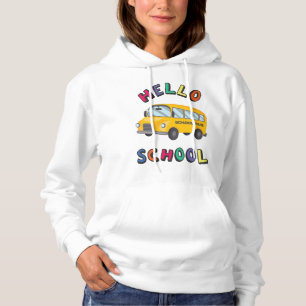 Pull À Capuche Bonjour école