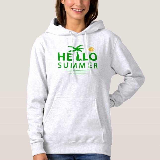 Pull À Capuche Bonjour été (Devant)