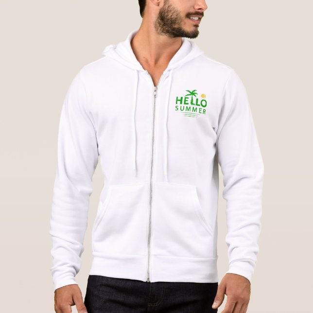 Pull À Capuche Bonjour été (Devant)