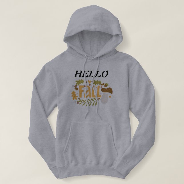 Pull À Capuche Bonjour Femmes Automne (Design devant)