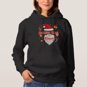 Pull À Capuche Bonus Papa Claus Noël Père Noël Joyeux Noël Vilain