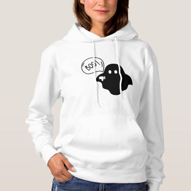 Pull À Capuche Boo Halloween (Devant)