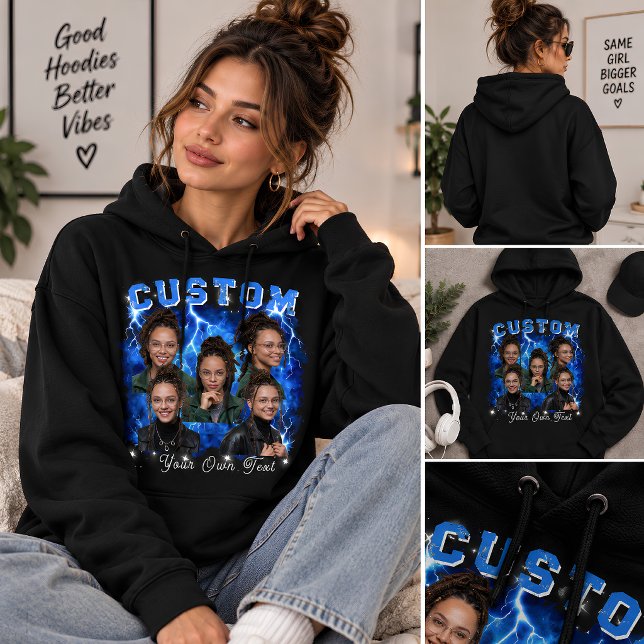 Pull À Capuche Bootleg de photo personnalisé (Créateur téléchargé)