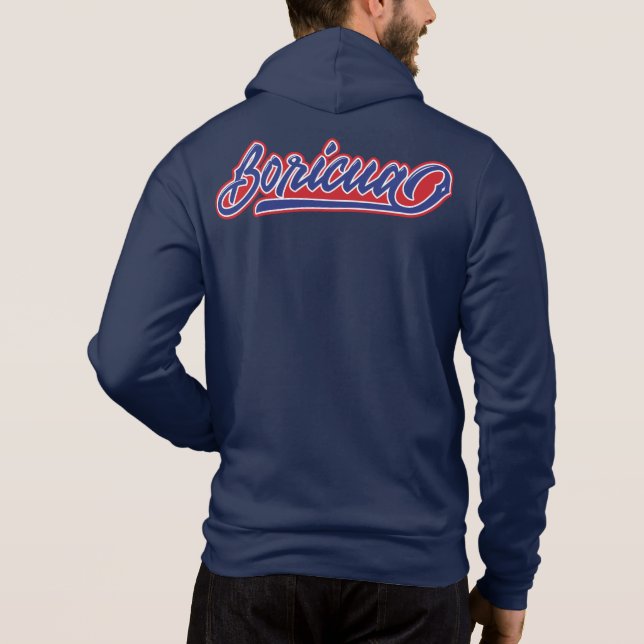 Pull À Capuche Boricua Porto Rico (Dos)