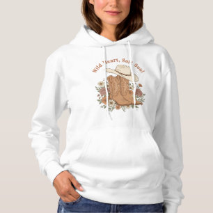 Pull À Capuche Bottes de cowgirl à âme douce et cœur sauvage Flor