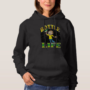 Pull À Capuche Bottle Life Vintage Ivre Alcool Alcool Gueule de b