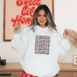 Pull À Capuche Bridesmaid Lavender Gray Matching Bridal Party<br><div class="desc">Do you need a unique and special gift for your bachelorette party? Look no further than our bridesmaid lavender custom matching bridal party hoodie sweatshirt! This stylish hoodie is perfect for any girl celebrating her big day. Not only does it make a great gift, but it's also comfortable and versatile...</div>