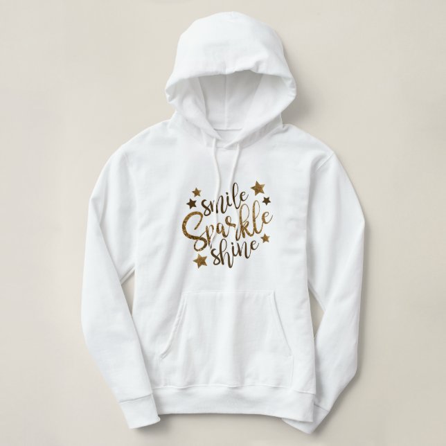 Pull À Capuche Brillant sourire (Design devant)