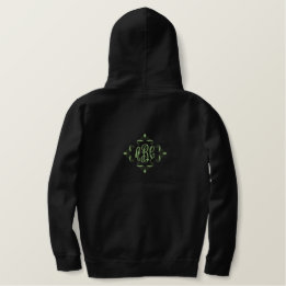 Pull À Capuche Brodé Broderie Initiales personnalisées Monogrammes