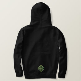 Pull À Capuche Brodé Broderie Monogramme Initiales personnalisées