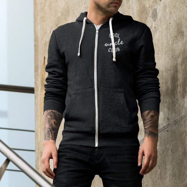 Pull À Capuche Brodé Cool Uncle Club | Monogram Embroidered Hoodie