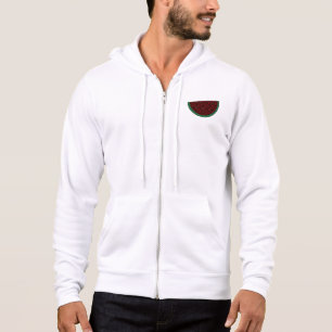 Pull À Capuche Broderie de pastèque de Palestine tatreez rouge