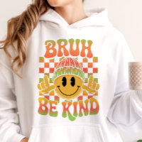 Bruh Be Kind Happy Face Beanie Dégradé Tropical