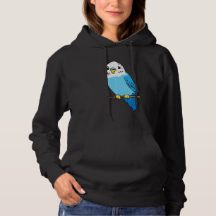Pull À Capuche Budgie Bird Parakeet Cute Parakeet Blue