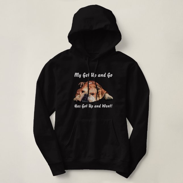Pull À Capuche Bulldog anglais (Design devant)