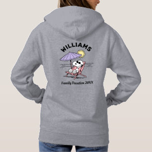 Pull À Capuche cacahuètes Snoopy Beach T-Shirt de vacances en f