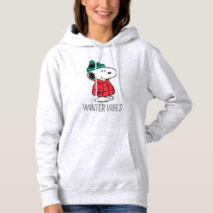Pull À Capuche cacahuètes Snoopy Chat d'hiver et Casquette
