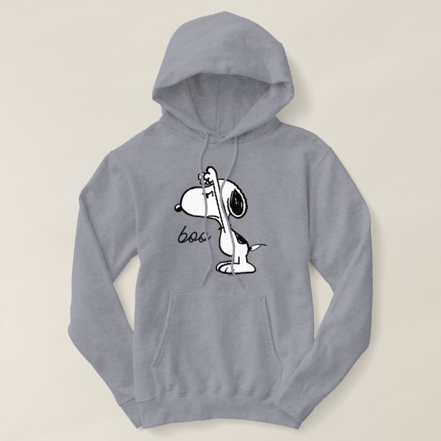 Pull À Capuche cacahuètes | Snoopy Vous A Craigné (Design devant)