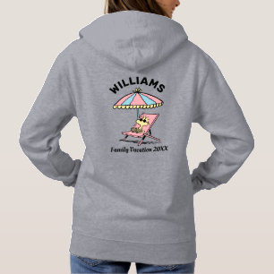 Pull À Capuche cacahuètes Woodstock Beach Vacances en famille