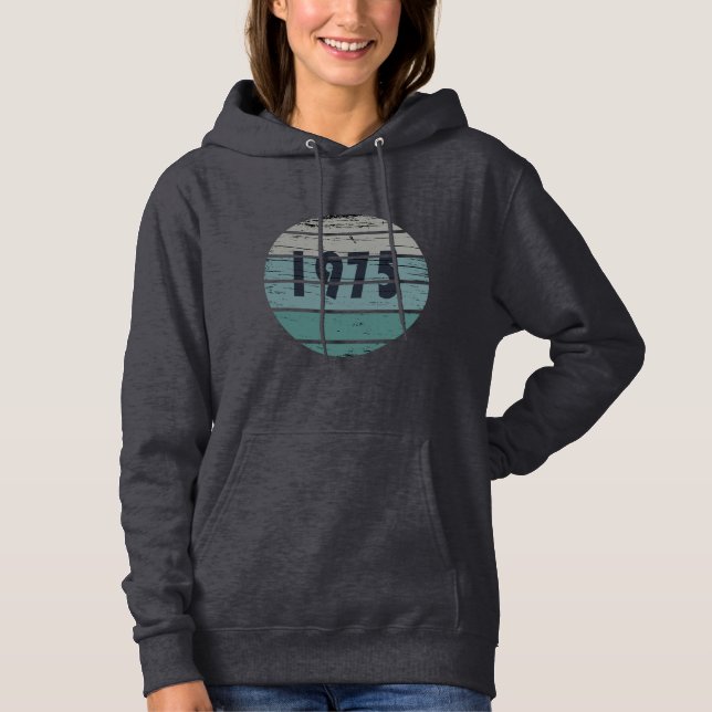 Pull À Capuche Cadeau d'anniversaire de naissance en 1975 (Devant)