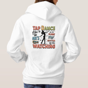 Pull À Capuche Cadeau de conception rétro de danse tap pour danse