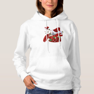 Pull À Capuche Cadeau de l'ours en peluche et cardinal