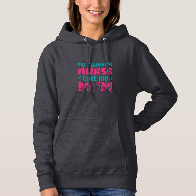 Pull À Capuche Cadeau infirmière | Mon infirmière préférée Me soi (Devant)